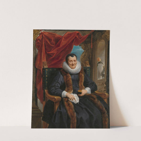 Portrait of Magdalena de Cuyper by Jacob Jordaens