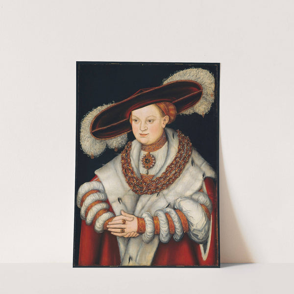 Portrait of Magdalena of Saxony, Wife of Elector Joachim II of Brandenburg (c. 1529) by Lucas Cranach the Elder