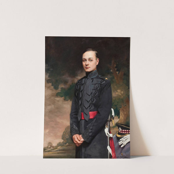 Portrait of Major Romer in the Uniform of the Band of the Scots Guard by John Saint-Hélier Lander