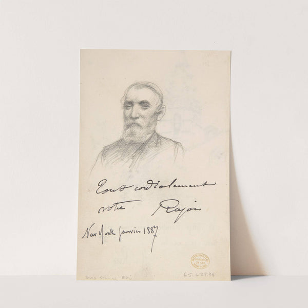 Portrait of Man by Martin Rico y Ortega