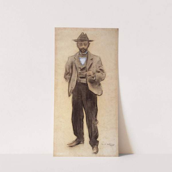 Portrait of Manolo Hugué by Ramón Casas