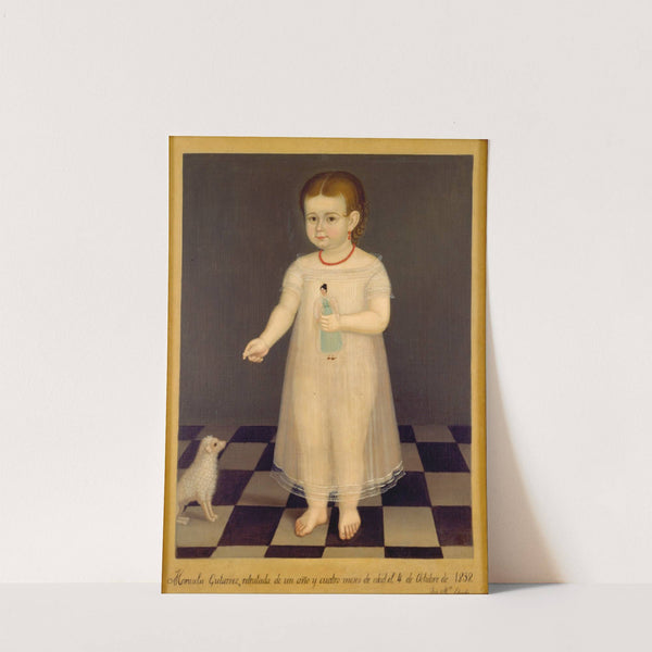 Portrait of Manuela Gutiérrez by José María Estrada