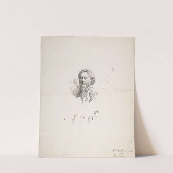 Portrait of Marcellin Desboutin by Henri Somm