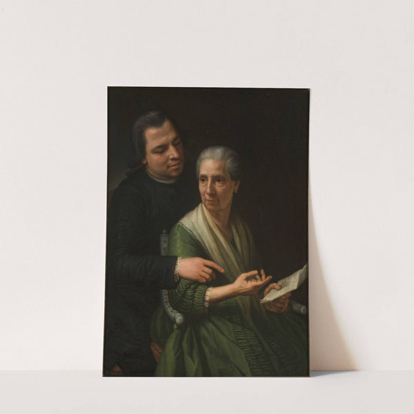 Portrait of Marcello Bacciarelli’s mother and brother by Marcello Bacciarelli