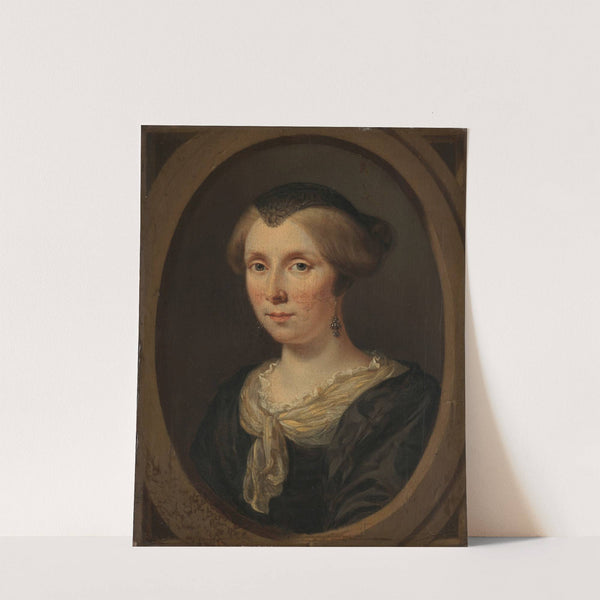 Portrait of Margaretha Verkolje, Wife of Reinier Couturier by Jan Verkolje