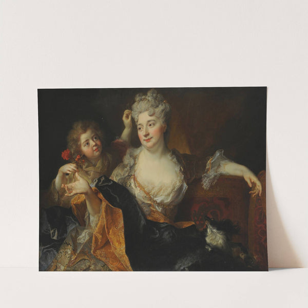 Portrait of Marguerite-Elisabeth Forest de Largillierre and her son Nicolas by Nicolas de Largillière
