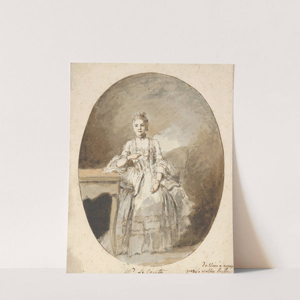 Portrait of Marguerite Le Comte by Etienne de Lavallée-Poussin