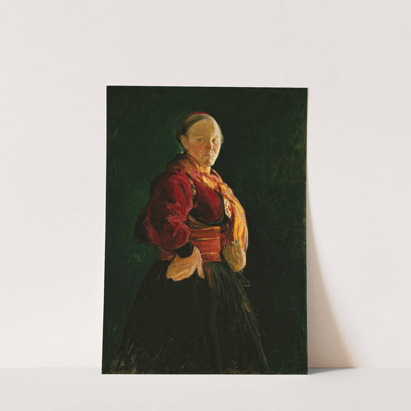 Portrait of Mari Clasen by Halfdan Egedius