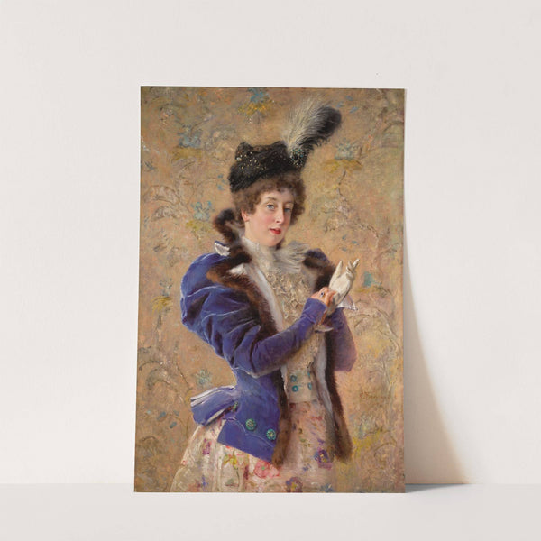 Portrait Of Maria Alexeevna Makovskaya by Konstantin Egorovich Makovsky