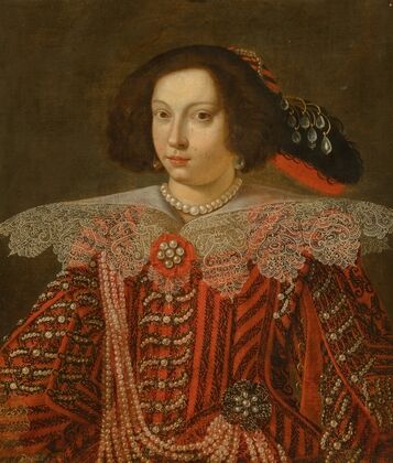 Portrait of Maria Caterina Farnese, Duchess of Modena