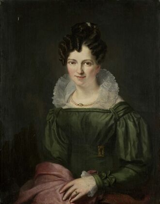 Portrait of Maria Christina Nijssen, Wife of Anthonie van der Hout — size preview