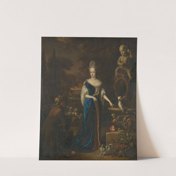 Portrait of Maria Cornelisz, Wife of Silvester van Tongeren by Jan Weenix