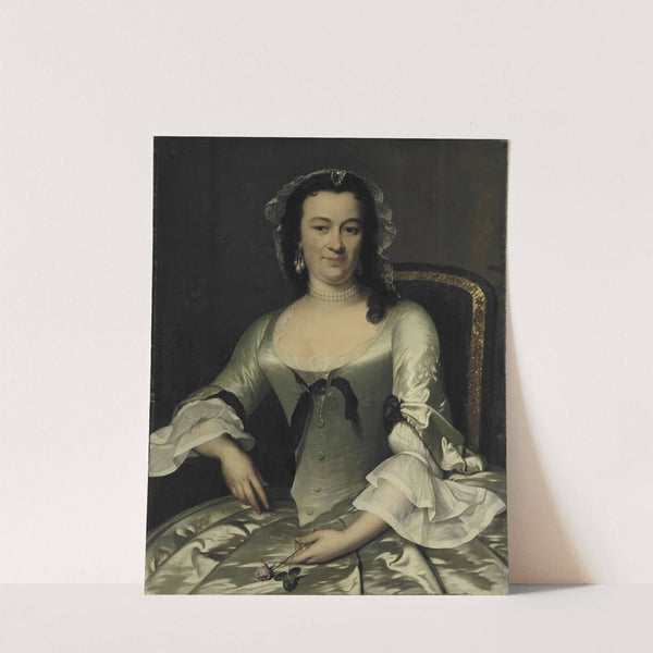 Portrait of Maria Henriëtte van de Pol, Wife of Willem Sautijn by Frans van der Mijn