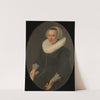 Portrait of Maria Joachimsdr Swartenhont (1598-1631) by Nicolaes Eliasz. Pickenoy