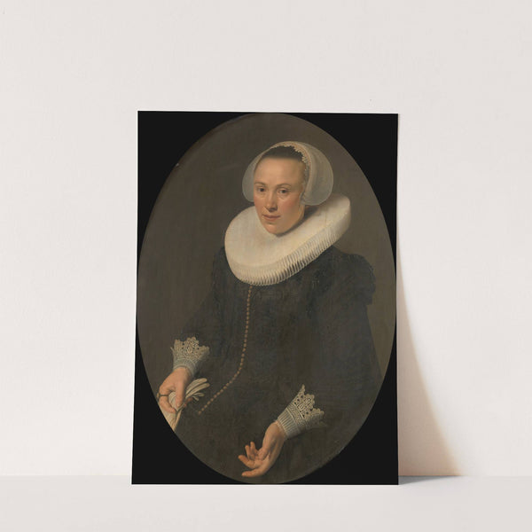 Portrait of Maria Joachimsdr Swartenhont (1598-1631) by Nicolaes Eliasz. Pickenoy