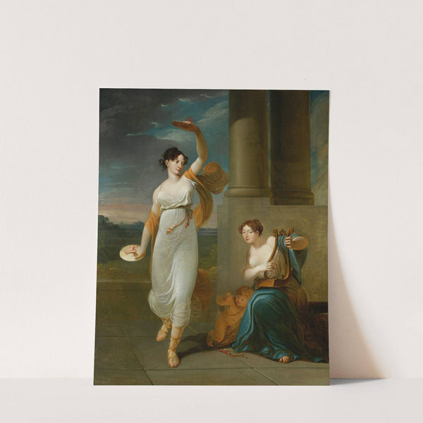 Portrait of Maria Mirska, Barbara Szumska and Adam Napoleon Mirski by Jan Rustem