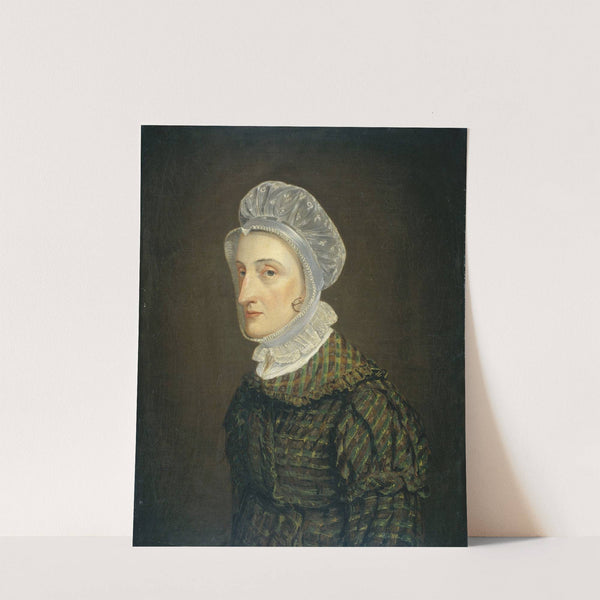 Portrait of Maria Petronella Mann, Wife of Heinrich Gottfried Theodor Crone by Jan Philip Simon