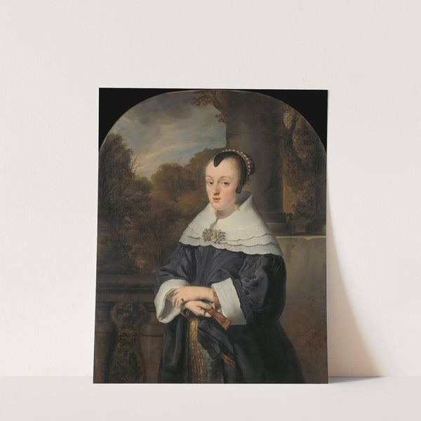 Portrait of Maria Rey (1650) by Ferdinand Bol