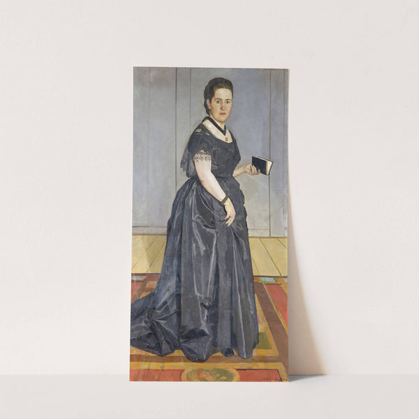 Portrait Of Maria Rosa Krebs-Schüpbach (1876) by Ferdinand Hodler