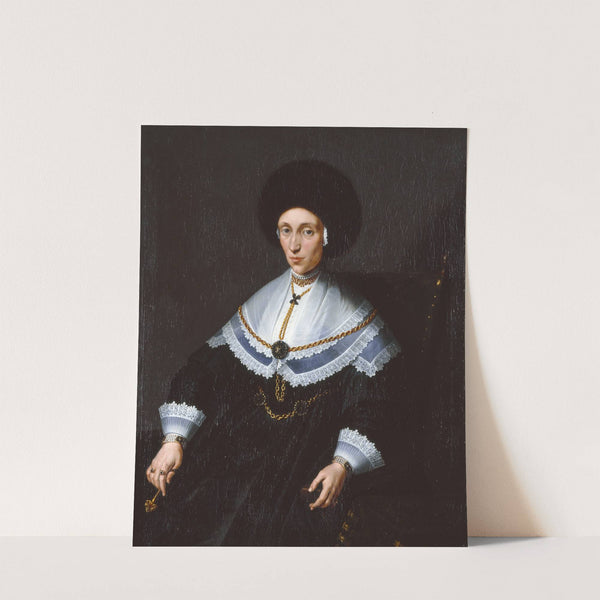 Portrait of Maria Salome von Stalburg (1602-1646), Wife of Johann Maximilian zum Jungen (ca 1641) by Jeremias van Winghe