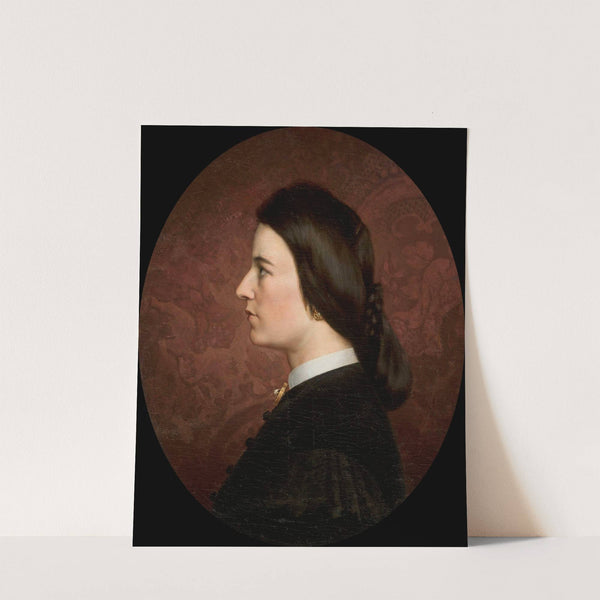 Portrait of Maria Sawiczewska, artist’s sister by Artur Grottger