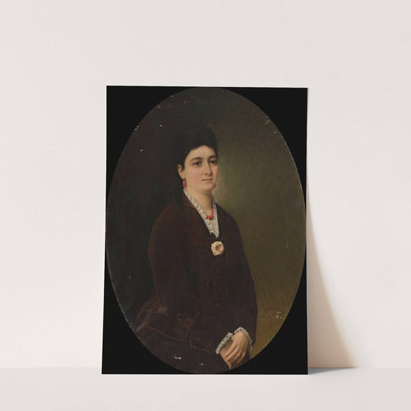 Portrait of Maria Sędziak née Żyżniewska by Karol Miller