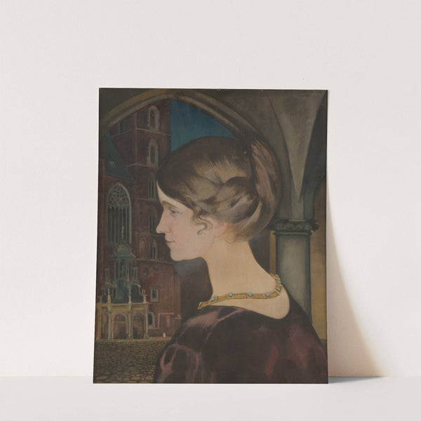 Portrait of Maria Sobolewska (1918) by Kazimierz Sichulski