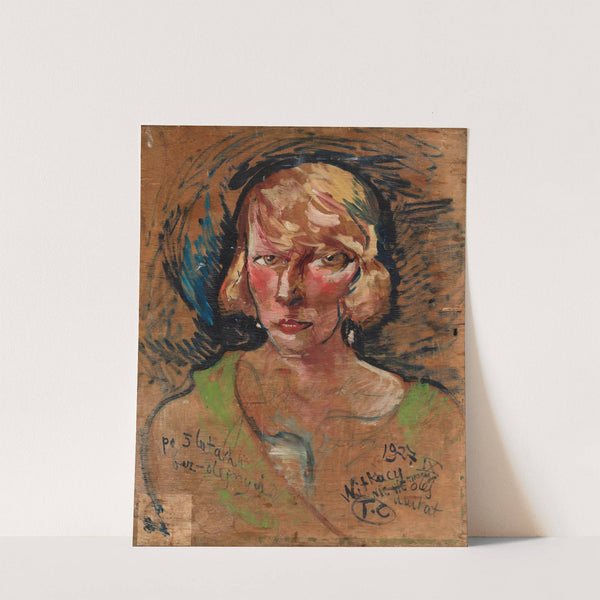 Portrait of Maria Stawarska-Golińska (1927) by Stanisław Ignacy Witkiewicz