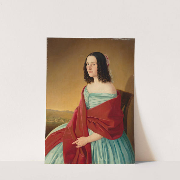 Portrait of Mária Szmrecsányi (1844) by Jozef Božetech Klemens