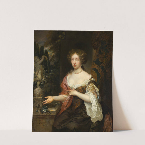 Portrait of Maria Timmers by Caspar Netscher