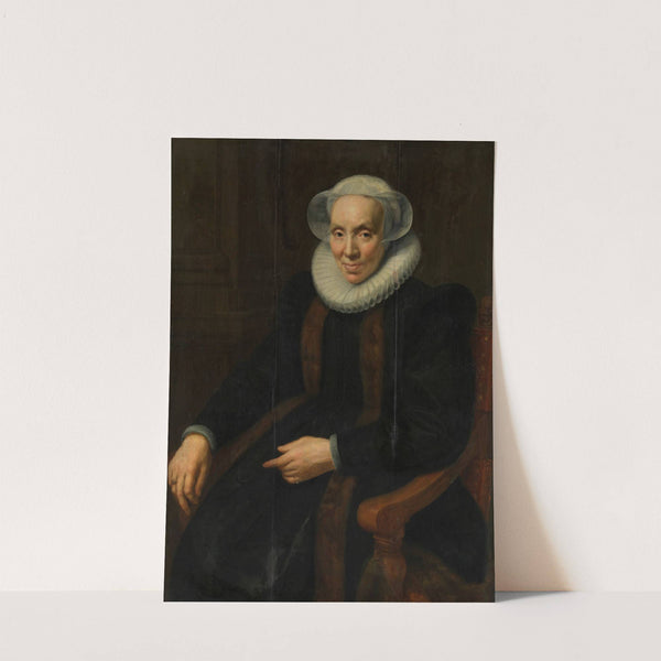 Portrait of Maria van Utrecht (c. 1552-1629) by Paulus Moreelse