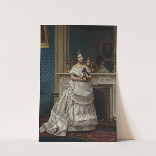 Portrait of Marie-Anne d’Escoubleau de Sourdis, Madame Charles-Joachim Lefèvre (1853-1938) (1842-1912) by Jean-Léon Gérôme