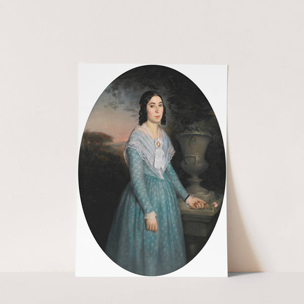 Portrait Of Marie-Célina Brieu (1846) by William Bouguereau