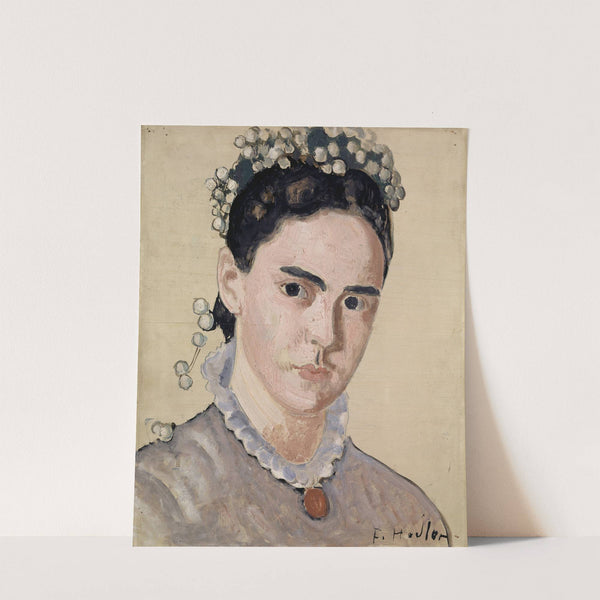 Portrait Of Marie Elise Bernhard-Hodler (1917) by Ferdinand Hodler