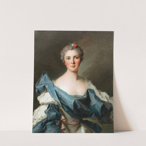 Portrait of Marie Henriette de Polastron, comtesse d'Andlau (c. 1716-1792) by Jean-Marc Nattier