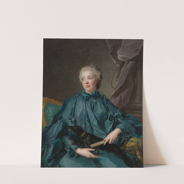 Portrait of Marie Rose Larlan de Rochefort, Marquise de Nétumières (1719-1785) by Jean-Marc Nattier