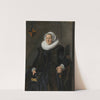 Portrait of Maritge Claesdr Vooght (1639) by Frans Hals