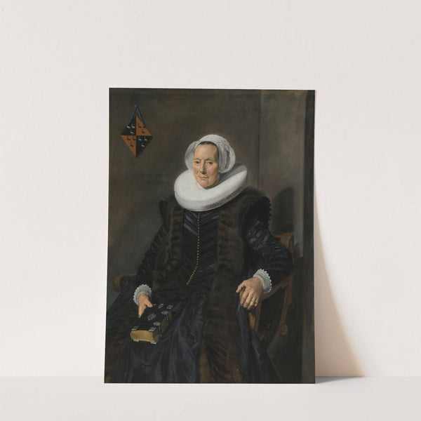 Portrait of Maritge Claesdr Vooght (1639) by Frans Hals