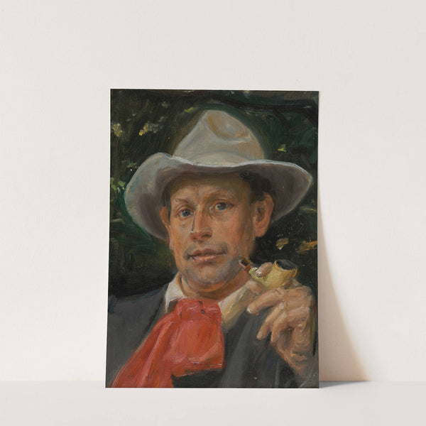 Portrait of Martin Andersen Nexø (1911) by Michael Ancher