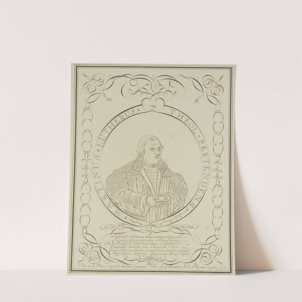 Portrait of Martin Luther by Pierre-Jean-Paul Berny de Nogent