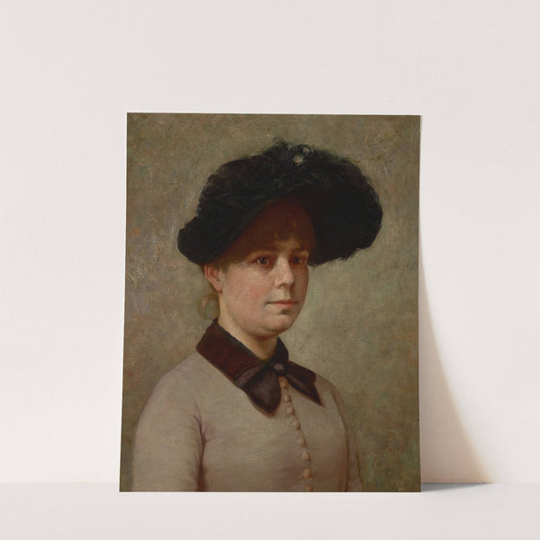 Portrait of Mary Gertrude Ethell Walker by John Ottis Adams