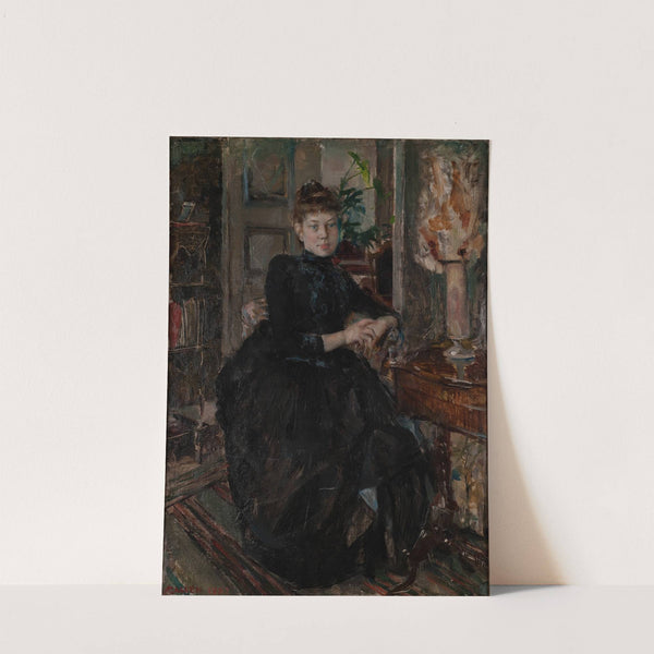 Portrait of Mary Slöör, the artist’s fiancée (1887) by Akseli Gallen-Kallela