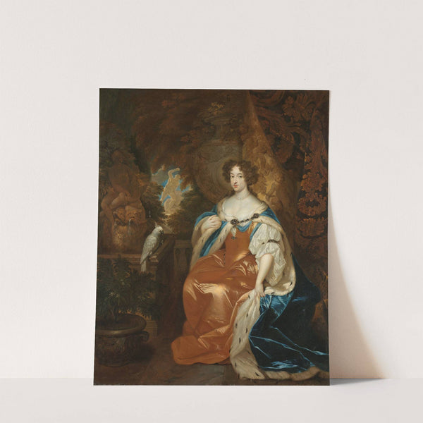 Portrait of Mary Stuart (1662-95), Wife of Prince William III by Caspar Netscher