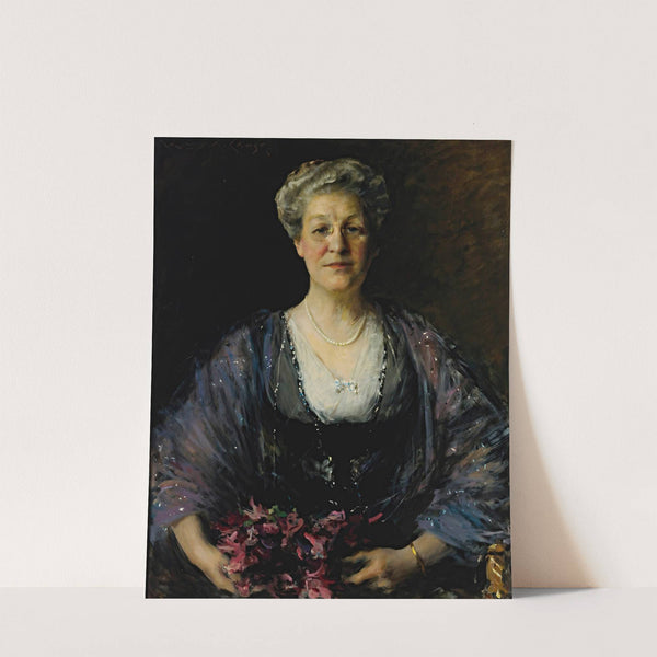 Portrait Of Matilda Herbert Lloyd (1855-1945) by William Merritt Chase