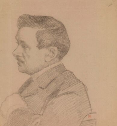 Portrait of Maurice Maeterlinck