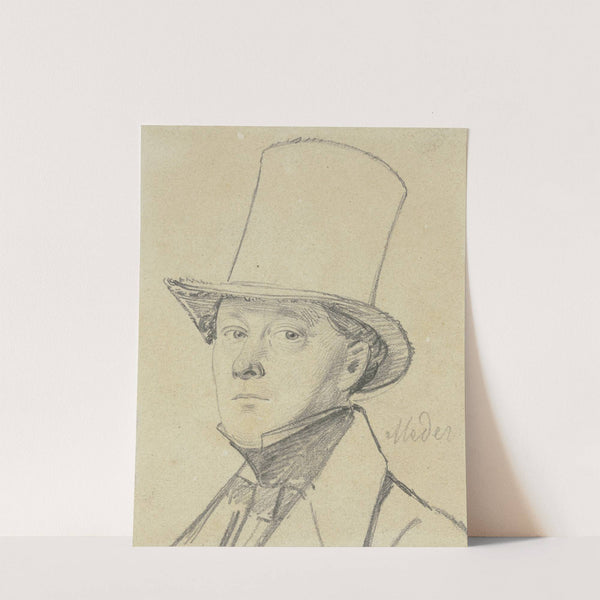 Portrait of Meder by Carl Hoff