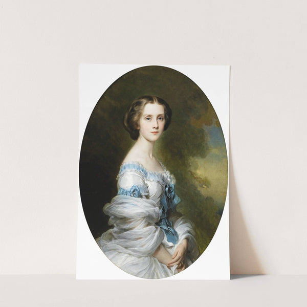 Portrait of Mélanie de Bussière, comtesse Edmond de Pourtalès (1839 – 1913) by Franz Xaver Winterhalter