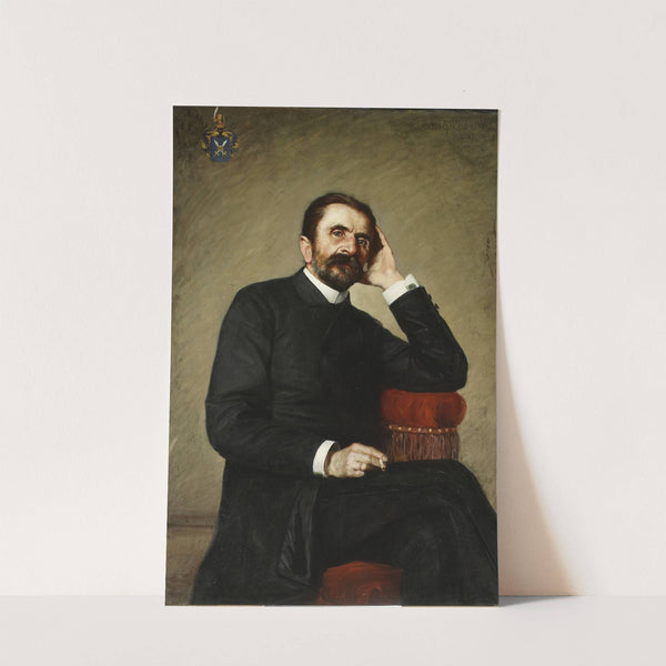 Portrait of Michał Andrychewicz, artist’s father by Zygmunt Andrychewicz
