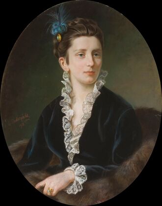 Portrait of Michalina Zaborowski nee Miączyński (1873)