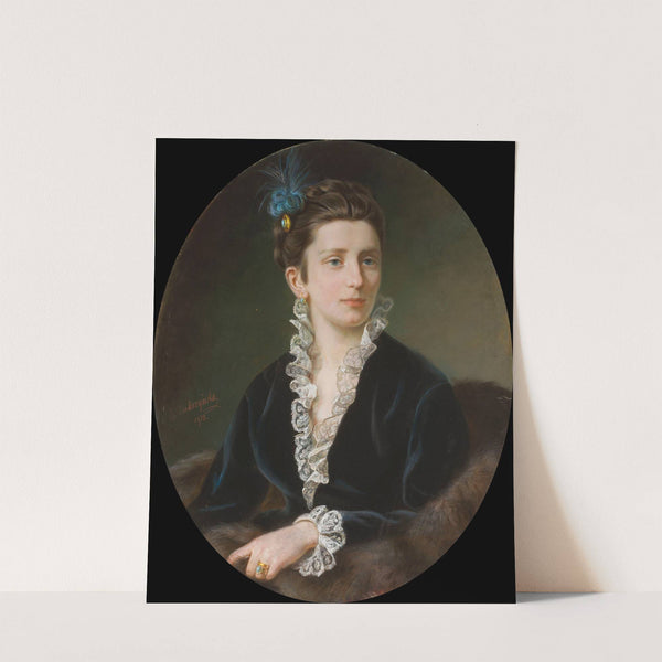 Portrait of Michalina Zaborowski nee Miączyński (1873) by Emilia Dukszyńska-Dukszta